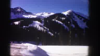 Aspen Colorado (1961): Video Recording Taken From A Vehicle Showing Snowy