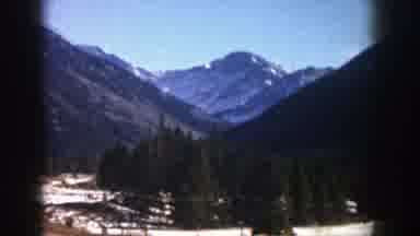 Aspen Colorado (1961): Mountains In The Background