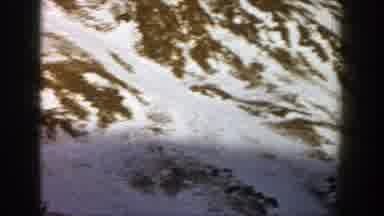 Aspen Colorado (1961): The Camera Pans Across The Snowy Mountains As The Person Is