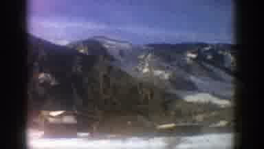 Aspen Colorado (1961): View Of Majestic Mountains With Snow On Them And Along The