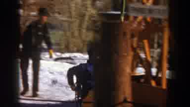 Aspen Colorado (1961): A Guy Catching A Ski lift When At The Mountain With The