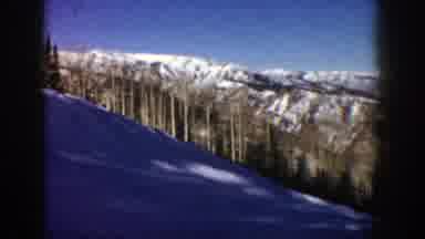 Aspen Colorado (1961): Downhill Steep Covered In Snow