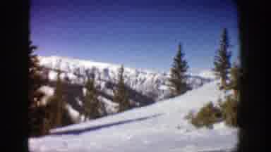 Aspen Colorado (1961): An Outdoor Home Movie Depicting A Snowy Skiing Scene With