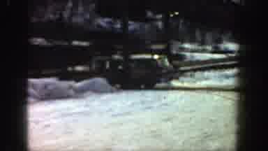 Aspen Colorado (1961): A Car A Car Traveling In The Snow With A Beautiful