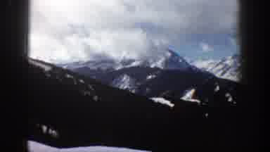 Aspen Colorado (1961): Landscape View Of Cloudy Mountains And That Are Sky High