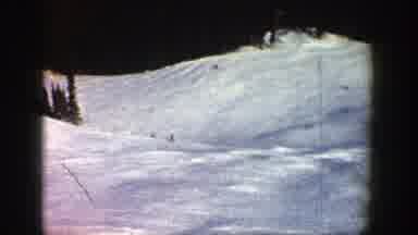 Aspen Colorado (1961): View Of The Slopes From The Ski Lift