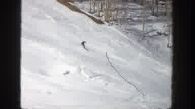 Aspen Colorado (1961): Guy Spying In A Beautiful Unique Old Video Nature Mountains