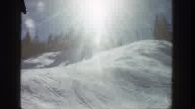 Aspen Colorado (1961): Man Skis Down A Mountain Covered With Snow