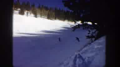 Aspen Colorado (1961): People Skiing In A Park Coming Down Down The Hill