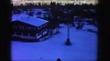 Aspen Colorado (1961): People Skiing On Hill In Snow-Covered Ski Resort