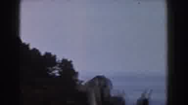 Italy (1960): An Ancient Cathedral Over The Mountains Near An High Cliff