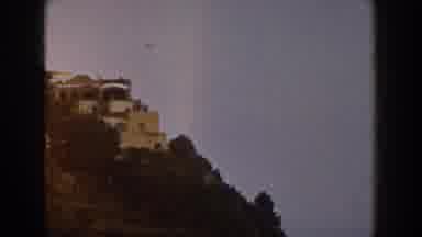 Italy (1960): An Old Video Showing Houses Build On The Slope Of The Hill