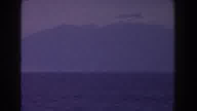 Italy (1960): Beautiful View Of A Mountain Surrounded By The Ocean