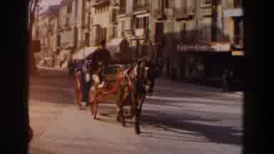 Italy (1960): Carriage With Horse And A Man Driving It