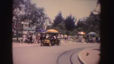 California (1962): A View Of The Park In Summer Busy With People Walking And