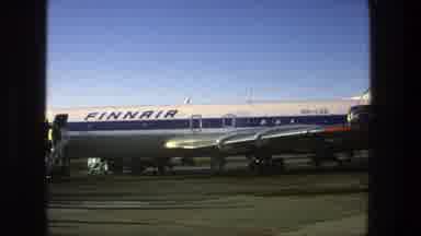 Stockholm Sweden (1975): Man Working At An Airport Coming Close To A Large Navarre
