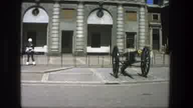 Stockholm Sweden (1975): Cannons Exposed In The Central Square Of The Army