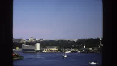 Stockholm Sweden (1975): Peaceful Blue Lake A Person On A Boat And Enjoying What