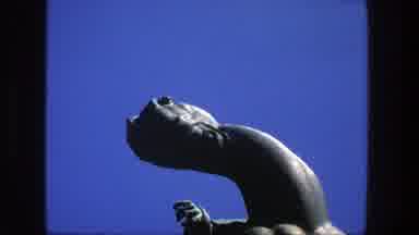 Stockholm Sweden (1975): Statue In An Unidentified Location With The Background