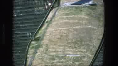Stockholm Sweden (1975): View Of Tan Tract Of Land And Irrigation System In A
