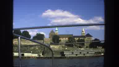 Stockholm Sweden (1975): Image Taken From A Boat In The Background On The Coast An