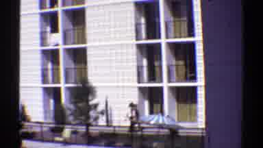 Arizona (1969): Camera Panning From A Shot Of A Building To A Shot Of People In A