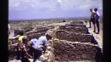 Arizona (1969): People Walking Around A Hole In The Ground That Is Dug Out And