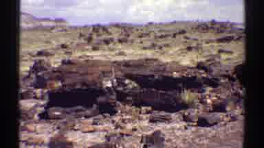 Arizona (1969): Panoramic View Of Natural Rocky Landscape And Shrubs