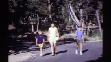 Arizona (1969): A Family Is Going For A Walk While The Other Is With Their Two