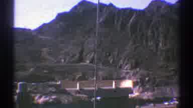 Arizona (1969): View Above Hoover Dam On Colorado River Structures Above Dam Are
