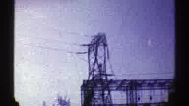Arizona (1969): View Of Electric Wire Towers On A Clear Sunny Day