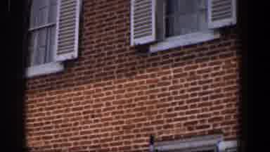 Baltimore Maryland (1961): A Section Of A Tall Building Designed With Brick Walls