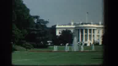 Baltimore Maryland (1961): View Of The White House And The Streets Outside