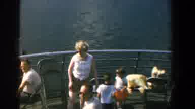 Baltimore Maryland (1961): People On A Boat On The Lake