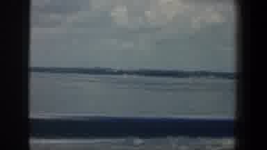 Baltimore Maryland (1961): Riding Past A Lake With A Lot Of Boats Clustered