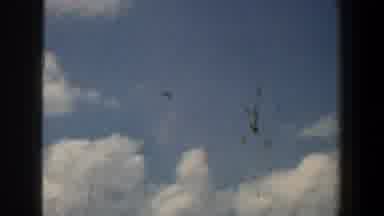 Baltimore Maryland (1961): A Bird Flying Over A Big Blue Lake And A Small Boat
