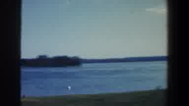 Baltimore Maryland (1961): Extended View Of A Lake With A Large Forest In The