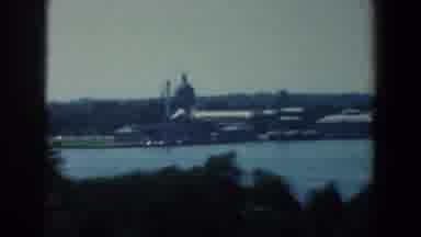 Baltimore Maryland (1961): View Of White Buildings Blue Ocean Water And Small