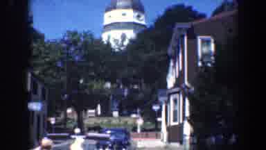 Baltimore Maryland (1961): The Church Can Be Seen In The Distance On This Mildly