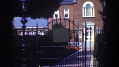 Baltimore Maryland (1961): Backyard With Beautiful Wooded Garden With Colorful