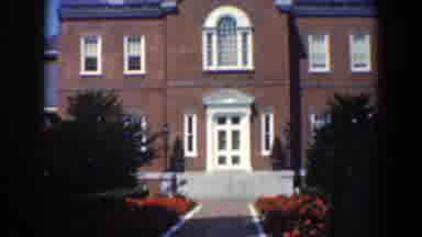 Baltimore Maryland (1961): Beautiful View Of Old House With Wooded Yard And Red
