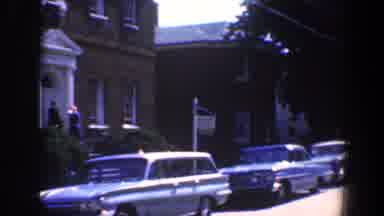 Baltimore Maryland (1961): Old Footage Of Houses Taken From Street