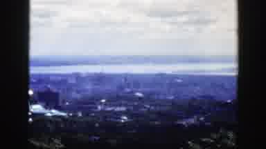 Montreal Canada (1950): Panoramic View Of The City With Many Trees Houses And