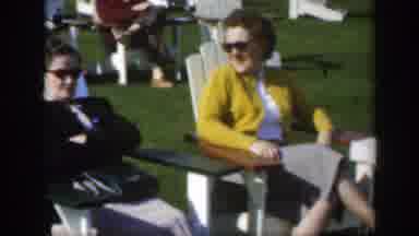 Montreal Canada (1950): Women Chatting In A Relaxing Environment