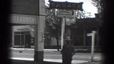 California-1936: A Street Scene With Chevrolet Motor Co. And Vintage Cars