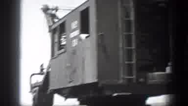 California (1936): A Big Piece Of Construction Equipment Is Operating During The