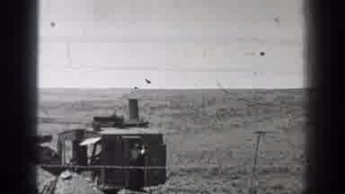 California (1936): The Earth Mover Is Moving The Earth In The Vast Desert