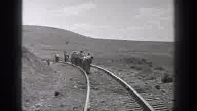 California (1936): Another Working Day Of Workers Working On Railroad Maintenance