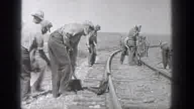 California (1936): Men Working On The Railroad