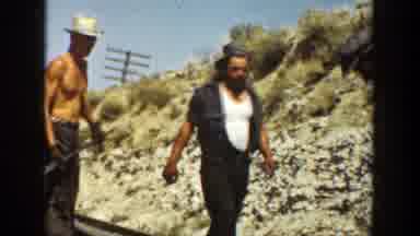 California (1936): Hard Working Men Working On The Railroad And Laying Track